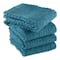 DII® Solid Storm Blue Waffle Terry Dishtowel, 4ct.
